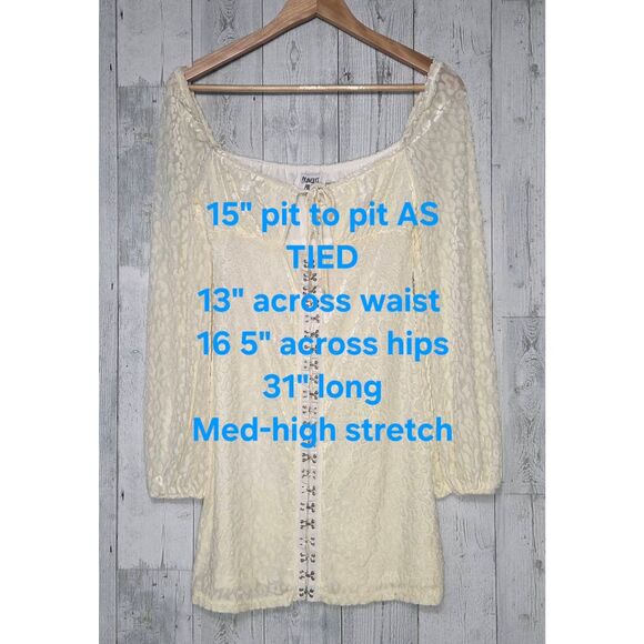 Princess Polly Don't Be Salty Burnout Velvet Corset Style Dress Sz. 6 - Picture 6 of 10